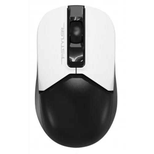 Мышь A4Tech Fstyler FG12 Panda белый/черный оптическая (1200dpi) беспроводная USB (3but)